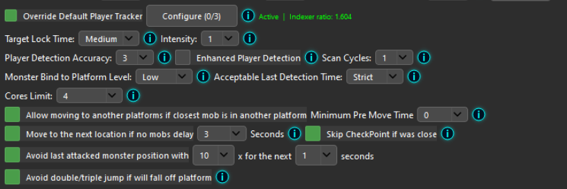 Recommended high version settings 2